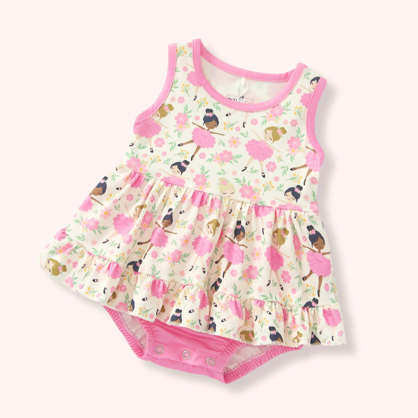 Pirouette Princess Romper 3-6m