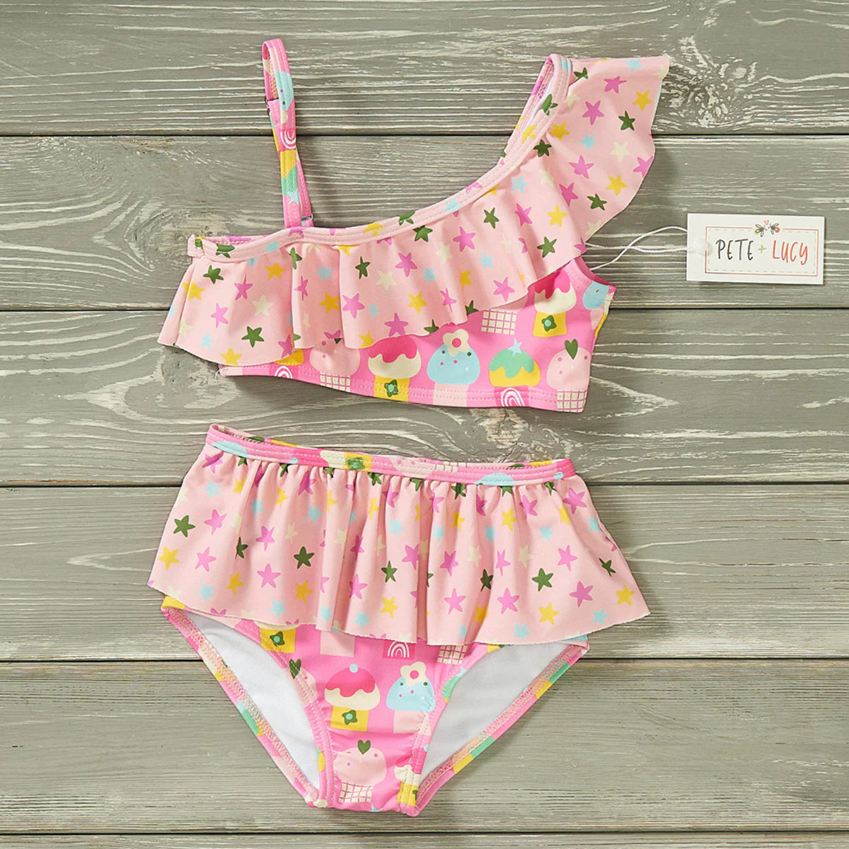Cute as a Cupcake + Swim - Two Piece 2t
