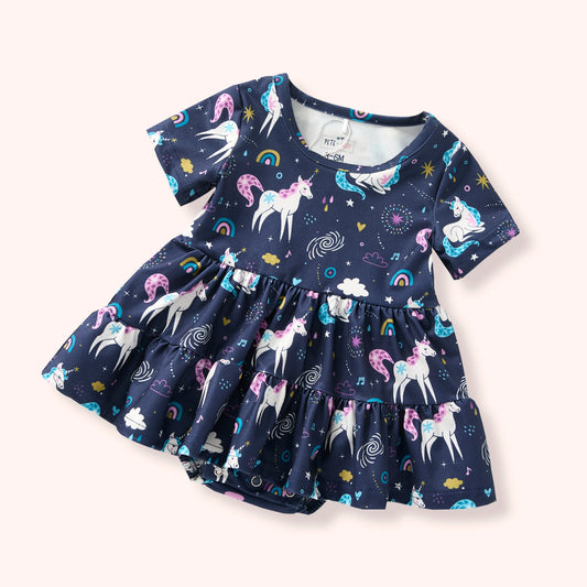 Midnight Magic - Romper 12-18m